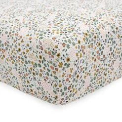 Little Unicorn Stretch Knit Crib Sheet - Pressed Petals