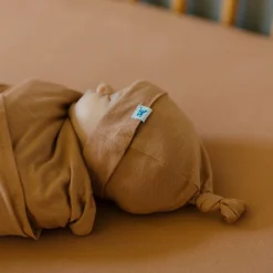Little Unicorn Stretch Knit Crib Sheet - Terracotta