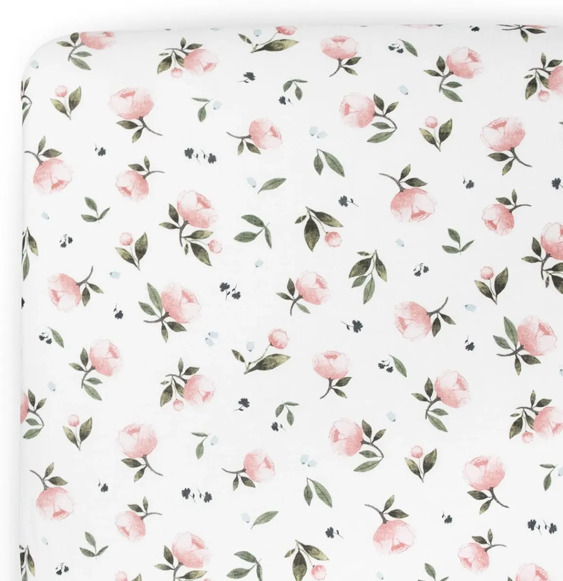 Little Unicorn Stretch Knit Crib Sheet - Watercolor Rose