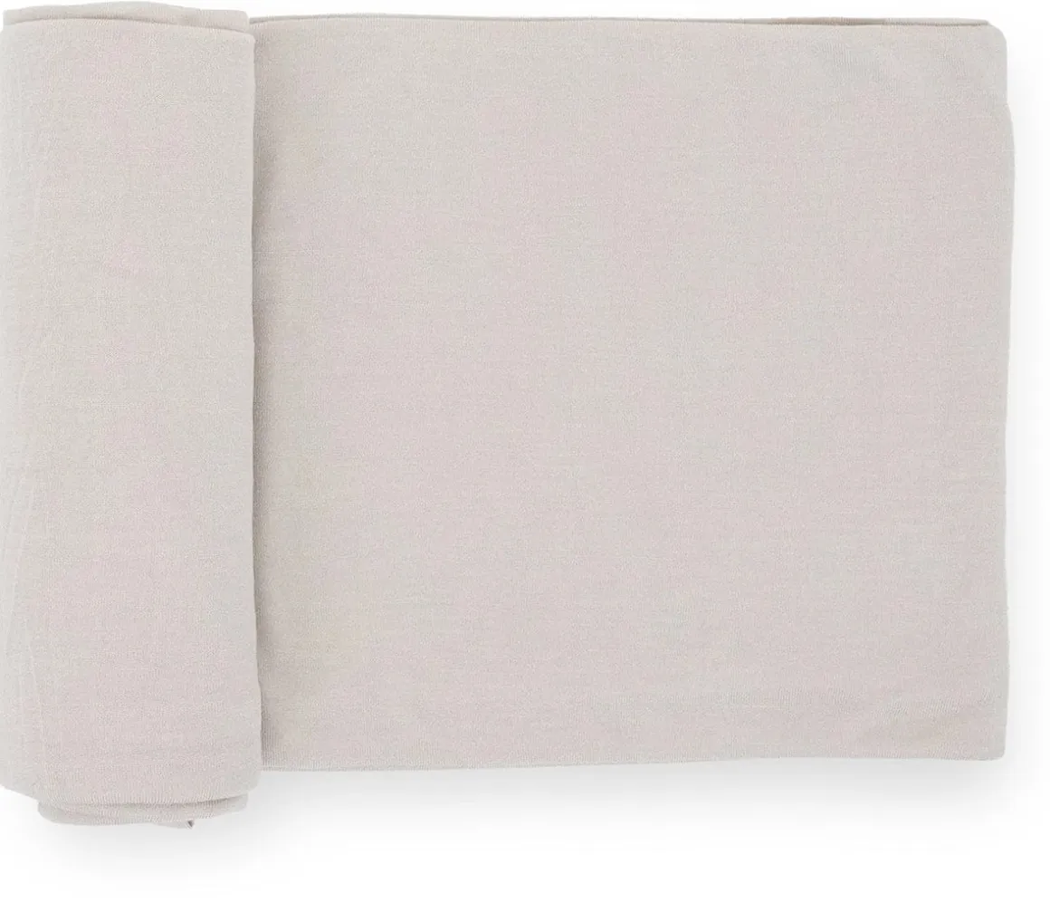 Little Unicorn Stretch Knit Swaddle Blanket - Pebble