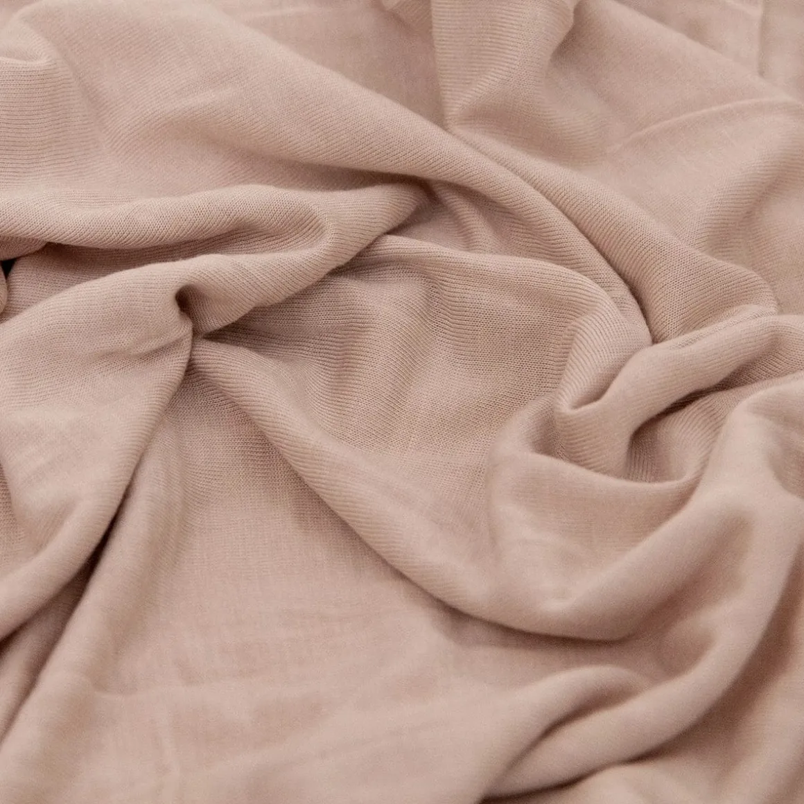 Little Unicorn Stretch Knit Swaddle Blanket - Soft Blush