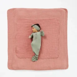 Lou Lou & Company Cloud Muslin Quilt - Rose, Small