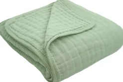 Lou Lou & Company Cloud Muslin Quilt - Sage, Large