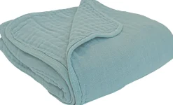 Lou Lou & Company Cloud Muslin Quilt - Steel, Small