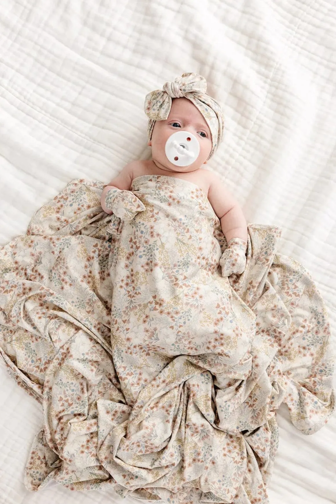 Lou Lou & Company Swaddle Blanket - Pearl