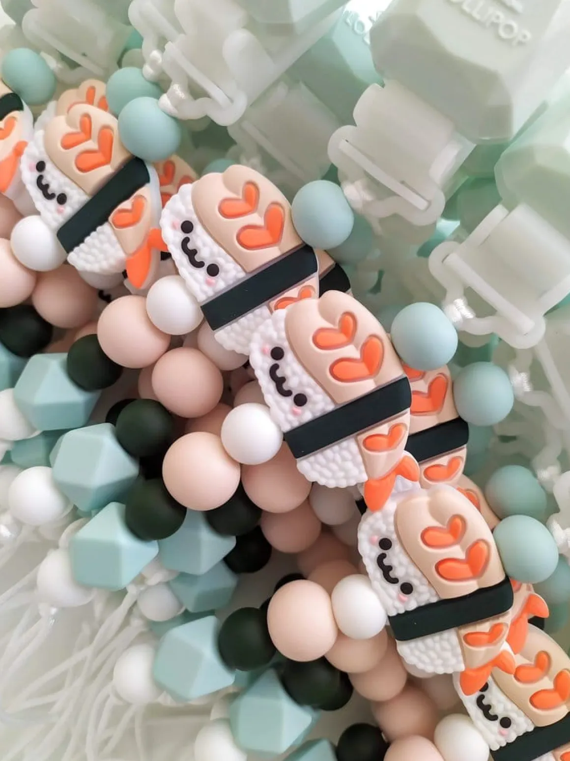 Loulou Lollipop Darling Pacifier Clip - Ebi