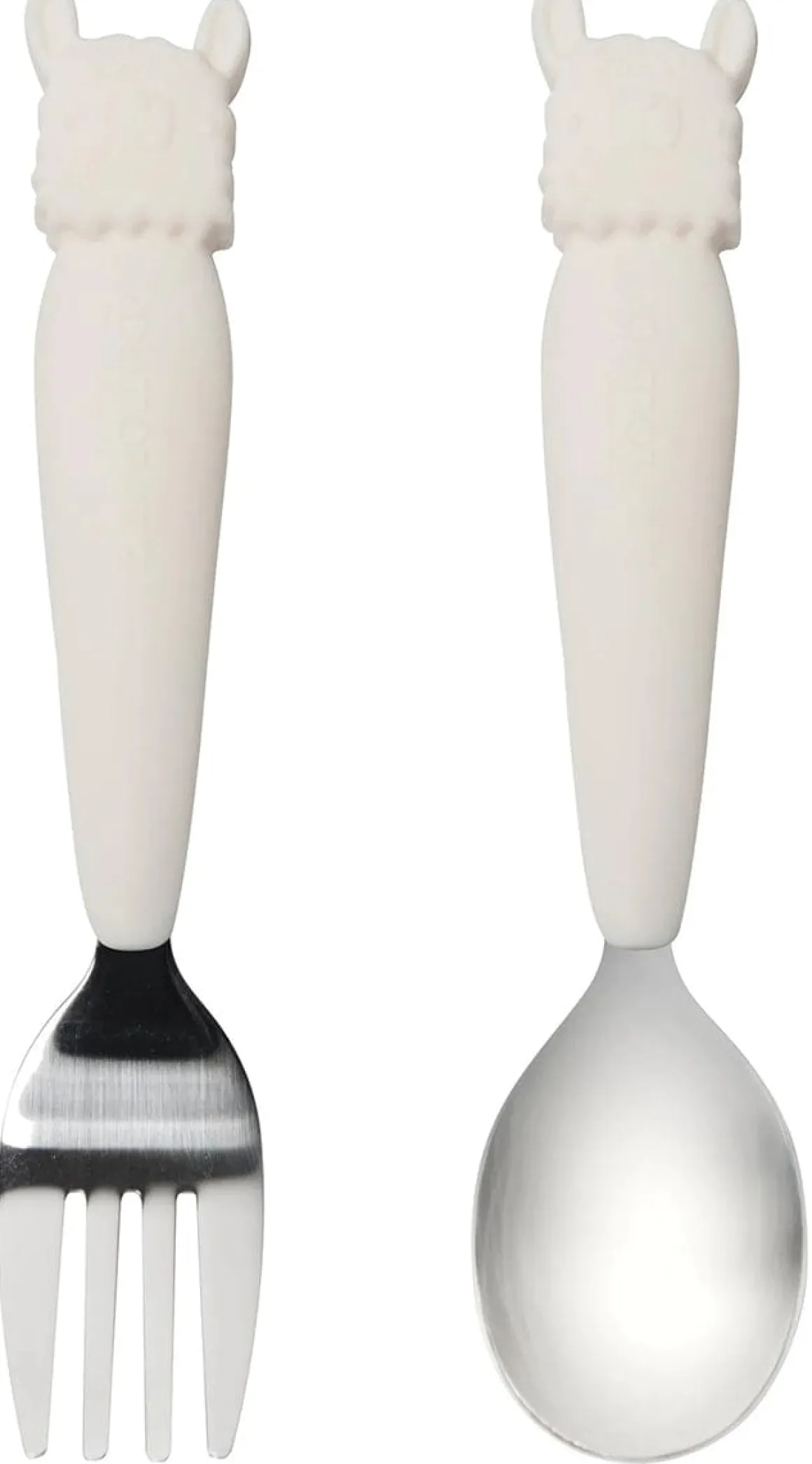 Loulou Lollipop Kids Spoon and Fork Set - Born To Be Wild - Llama