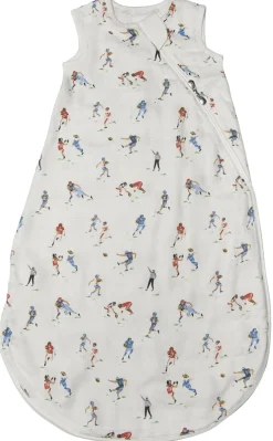 Loulou Lollipop Lightweight Muslin Sleep Bag, 0-6 m - Football