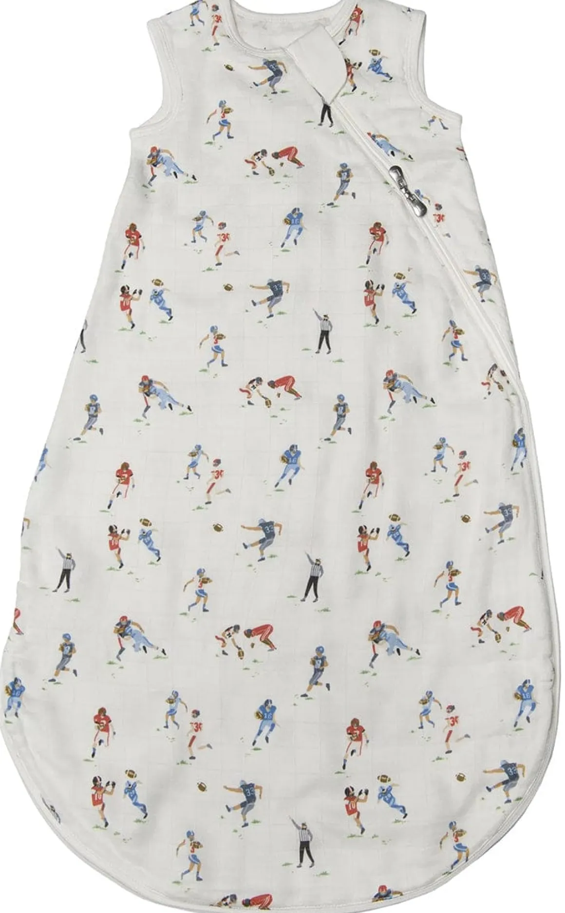 Loulou Lollipop Lightweight Muslin Sleep Bag, 6-18 m - Football