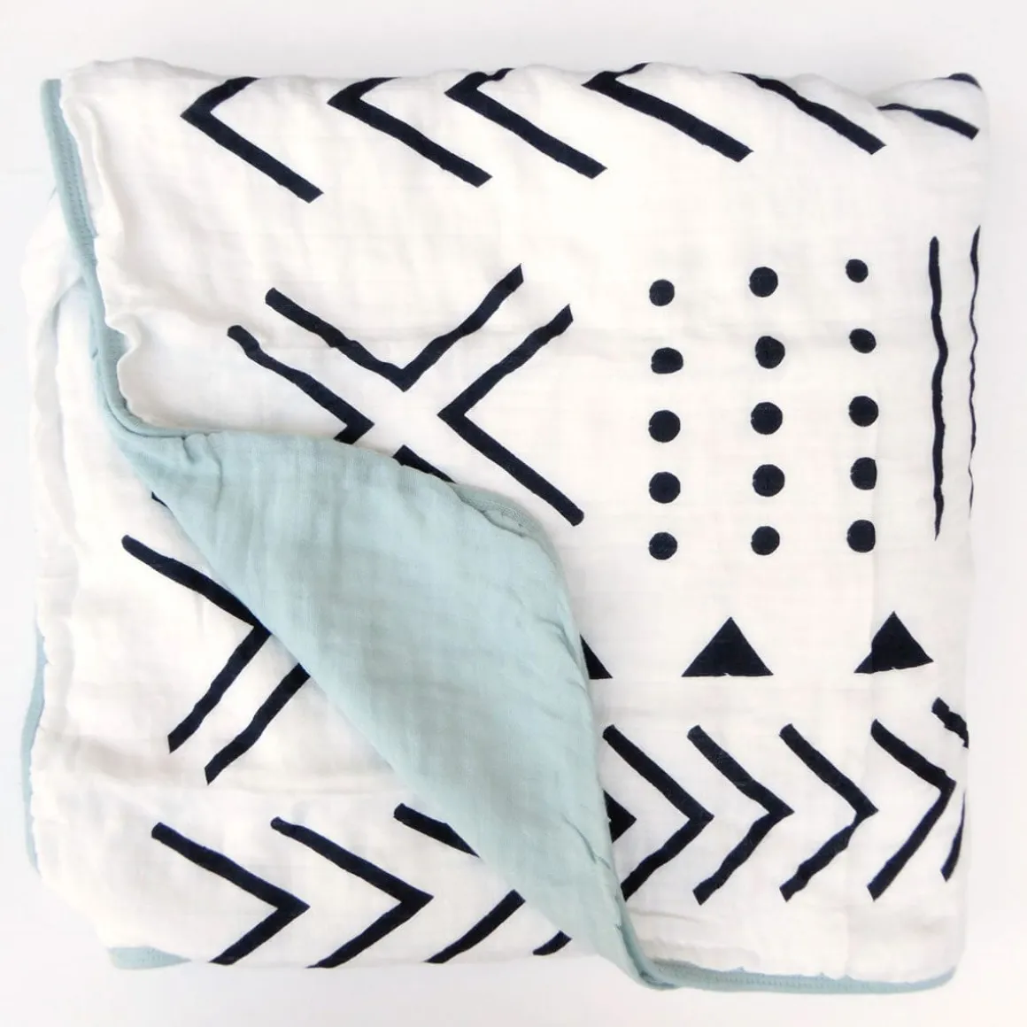 Loulou Lollipop Luxe Muslin Quilt - Mudcloth