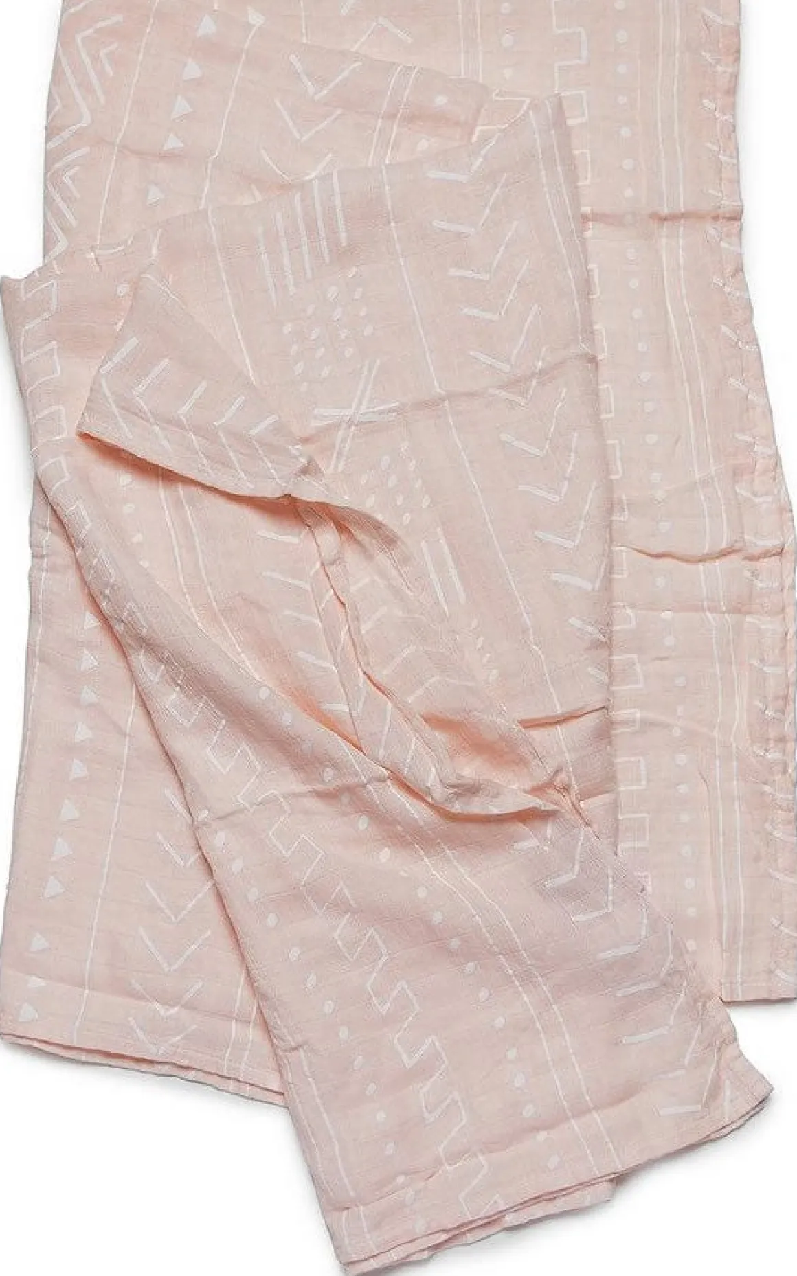 Loulou Lollipop Luxe Muslin Swaddle - Pink Mudcloth