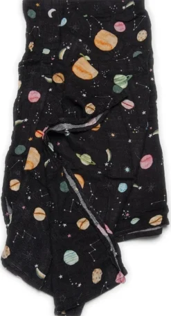 Loulou Lollipop Luxe Muslin Swaddle - Planets