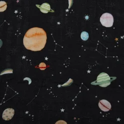 Loulou Lollipop Luxe Muslin Swaddle - Planets