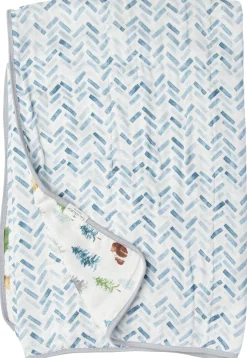 Loulou Lollipop Muslin Quilt Blanket - Adventure Begins