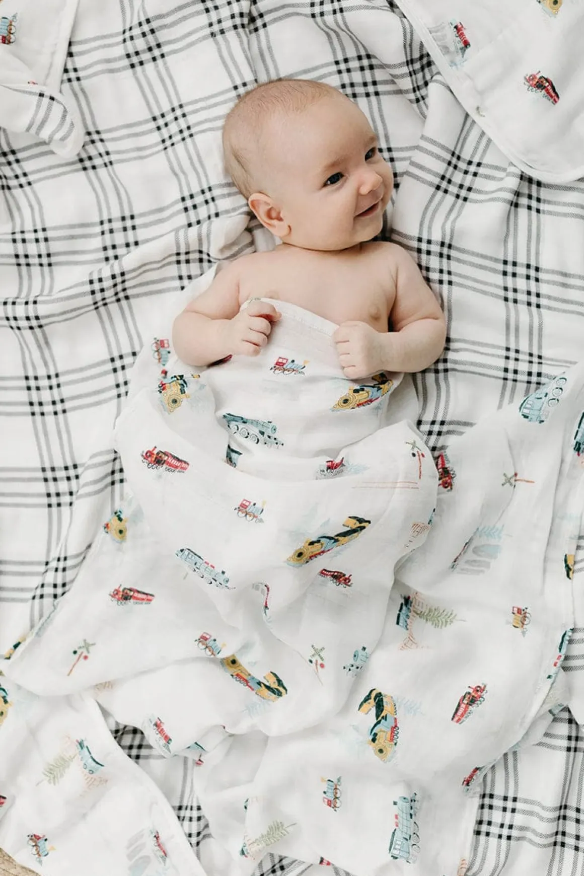 Loulou Lollipop Muslin Swaddle - All Aboard