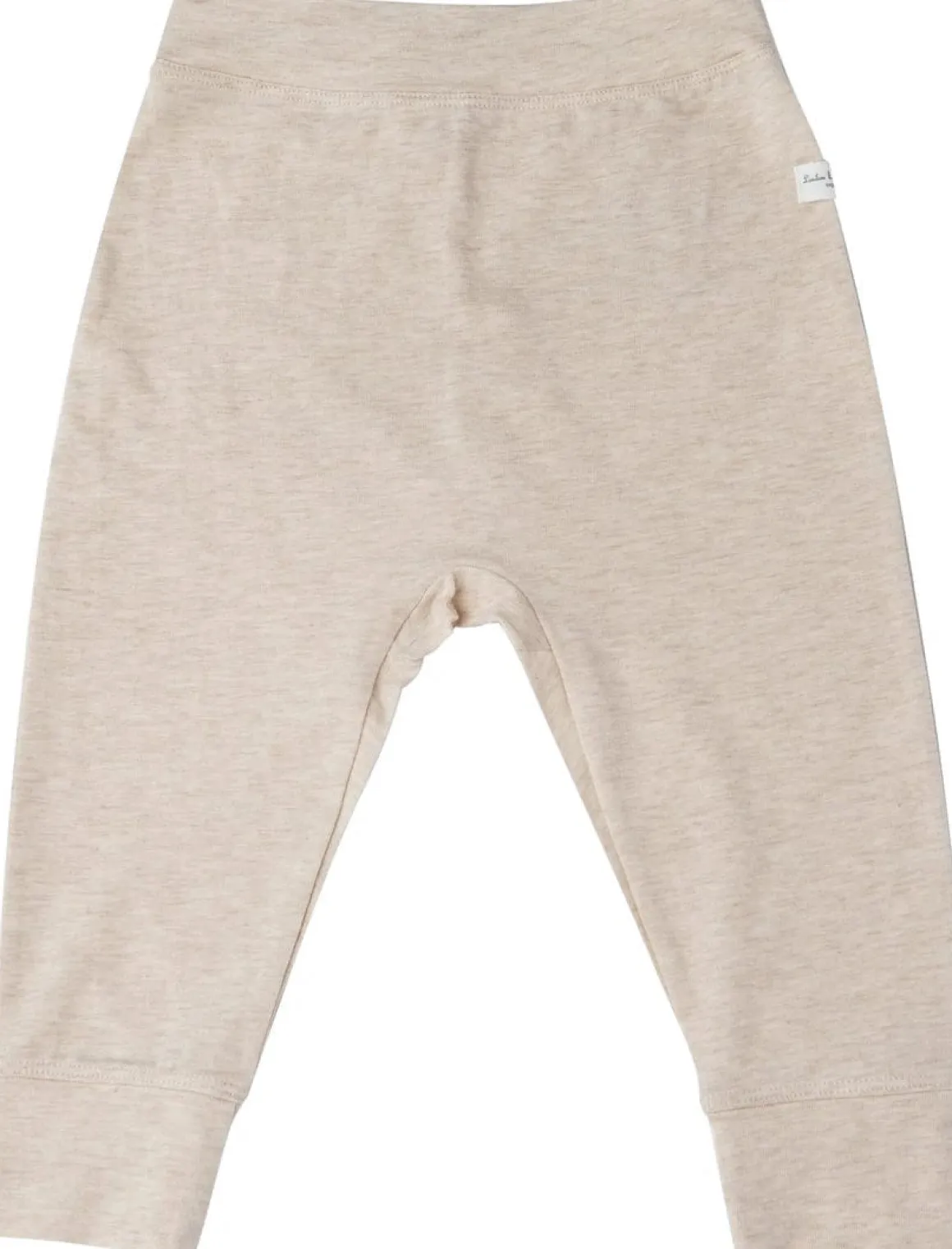 Loulou Lollipop Pants in TENCEL - Heather Oatmeal (6-12 M)