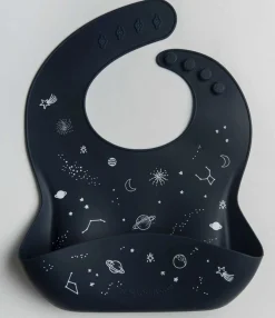 Loulou Lollipop Silicone Bib - Space