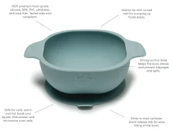 Loulou Lollipop Silicone Snack Bowl - Born to be Wild - Cream