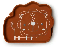 Loulou Lollipop Silicone Snack Plate - Born to be Wild - Lion