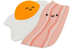Loulou Lollipop Silicone Teether - Bacon and Egg