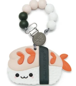 Loulou Lollipop Silicone Teether with Clip - Ebi