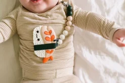 Loulou Lollipop Silicone Teether with Clip - Ebi