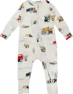 Loulou Lollipop Sleeper - Happy Trucks (3-6 M)