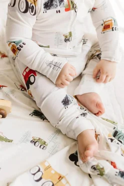 Loulou Lollipop Sleeper - Happy Trucks (3-6 M)