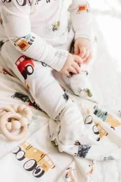 Loulou Lollipop Sleeper - Happy Trucks (6-12 M)