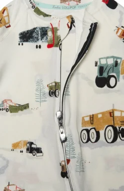 Loulou Lollipop Sleeper - Happy Trucks (6-12 M)