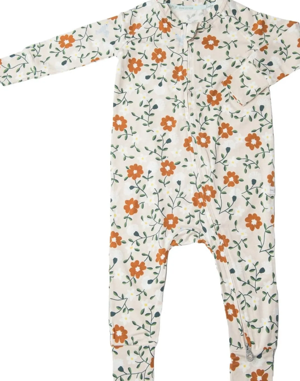 Loulou Lollipop Sleeper in TENCEL - Flower Vine (18-24 M)