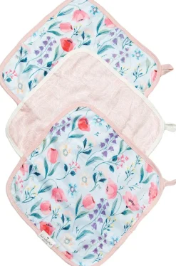 Loulou Lollipop Washcloth 3-Piece Set - Bluebell