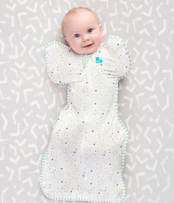 Love To Dream Swaddle UP Organic Lite, Newborn - Cream Constellation