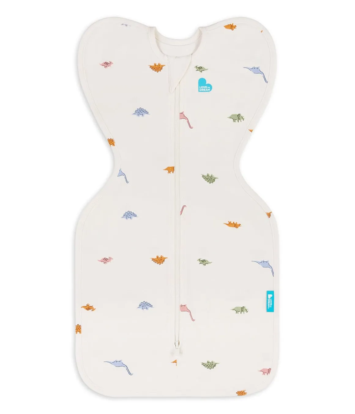 Love To Dream Swaddle UP Original 1.0 TOG, Newborn - Cream Dinosnore