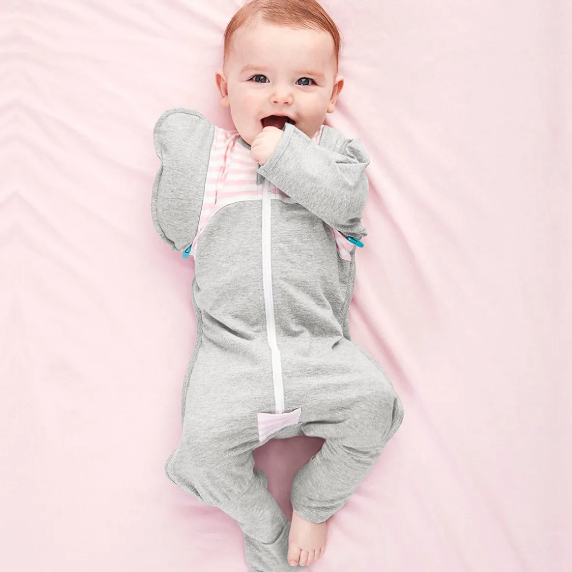 Love to Dream Swaddle UP Transition Suit, 1.0 TOG, Medium - Pink