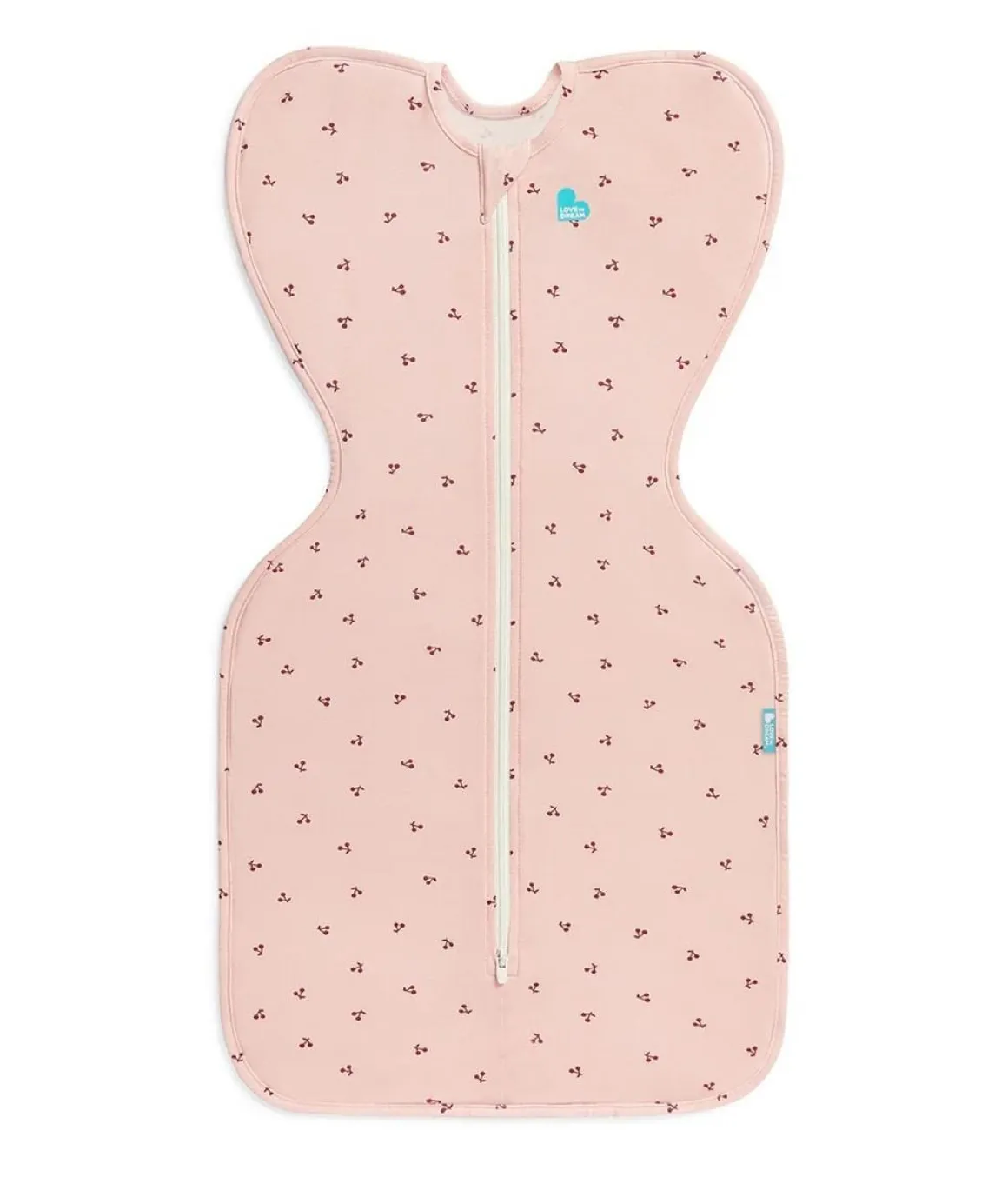 Love To Dream Swaddle UP Vicscose from Bamboo 1.0 TOG, Newborn - Blush Cherries