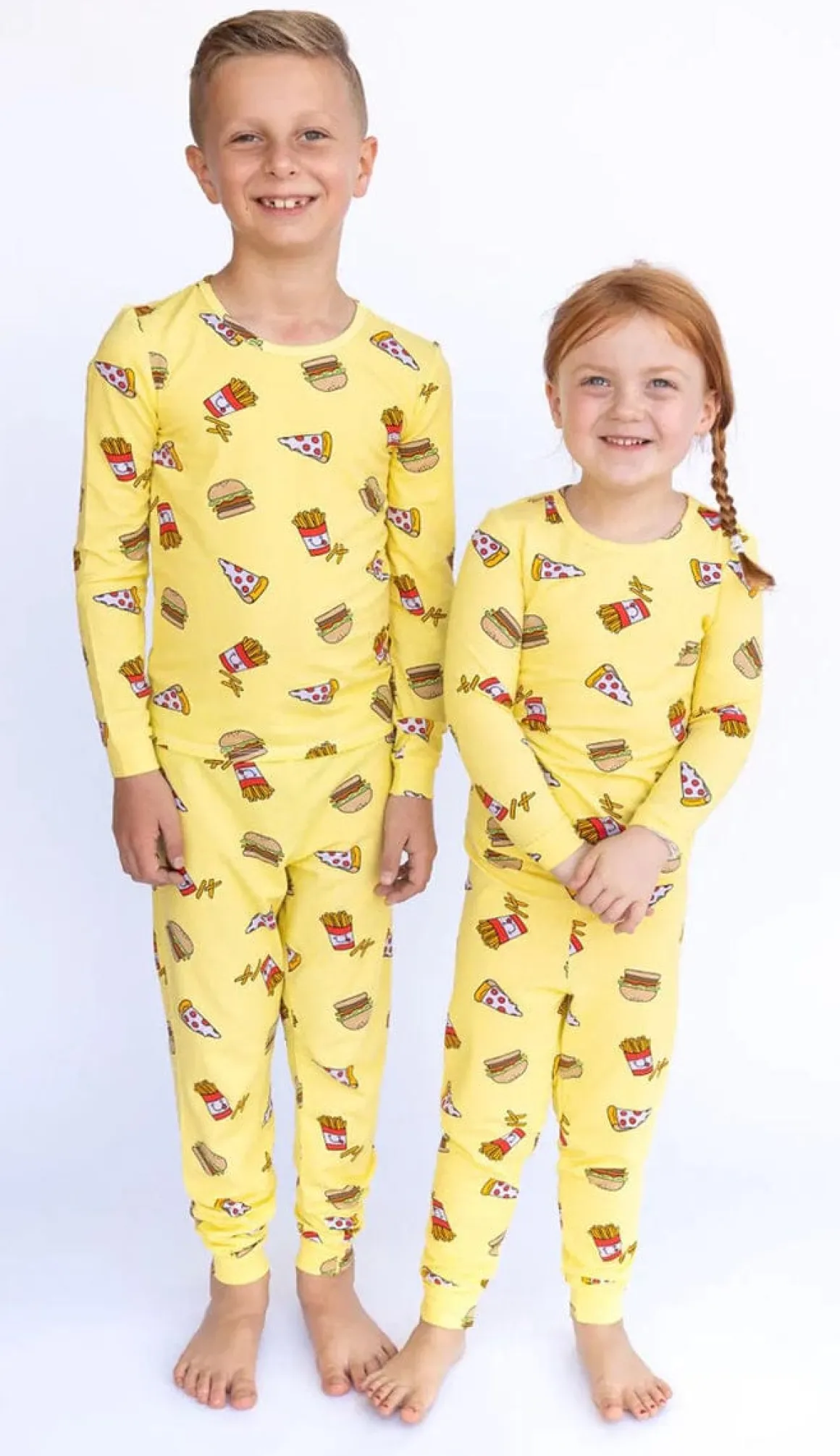 Lovey&Grink Pajamas - Fun Food, 2T