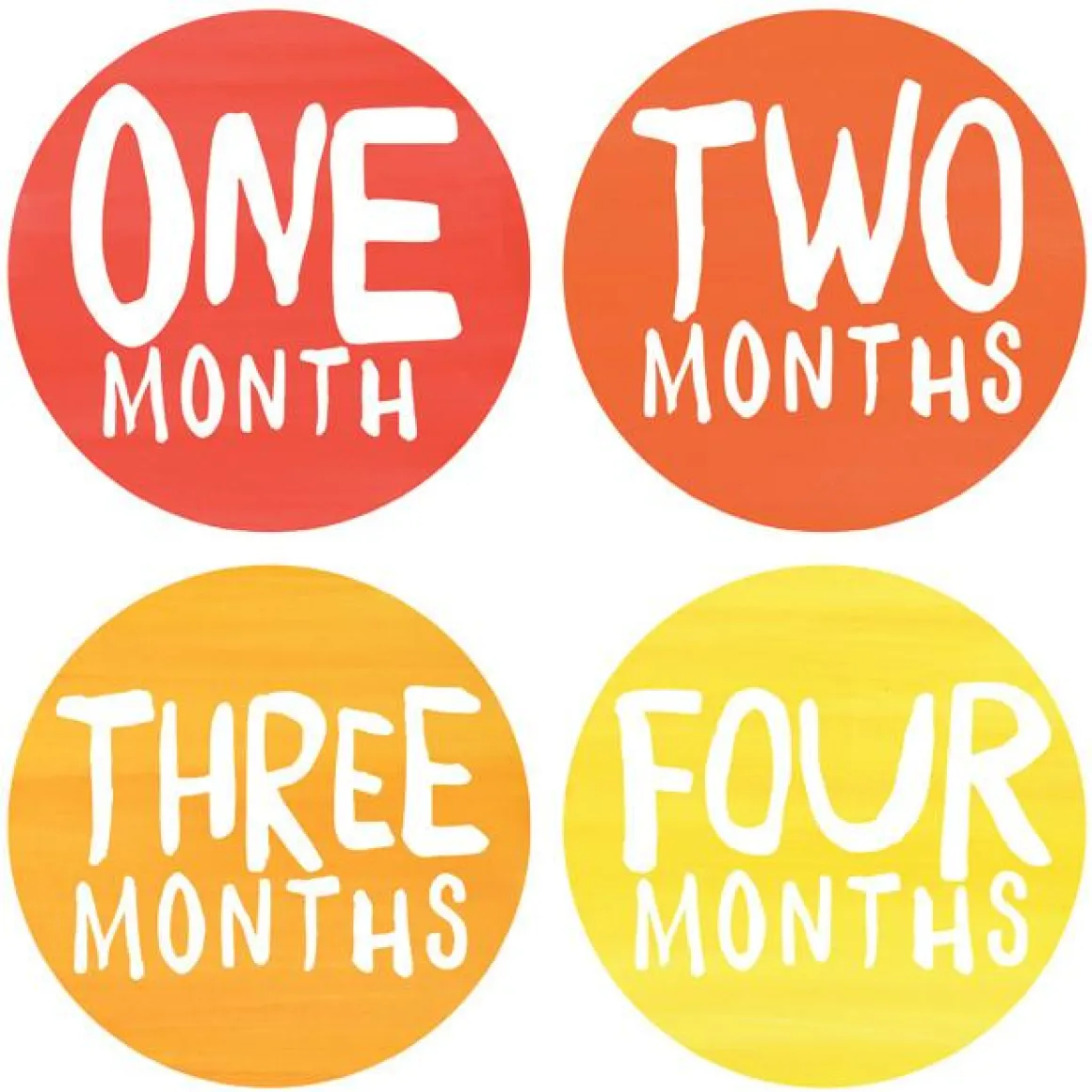 Lucy Darling Monthly Stickers - Rainbow Spectrum