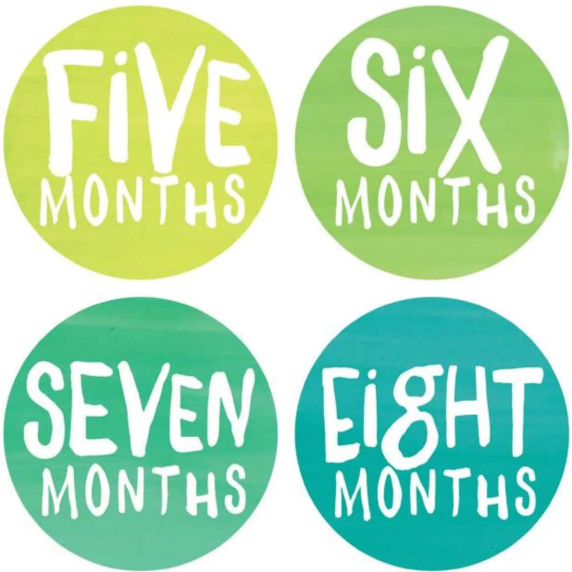 Lucy Darling Monthly Stickers - Rainbow Spectrum