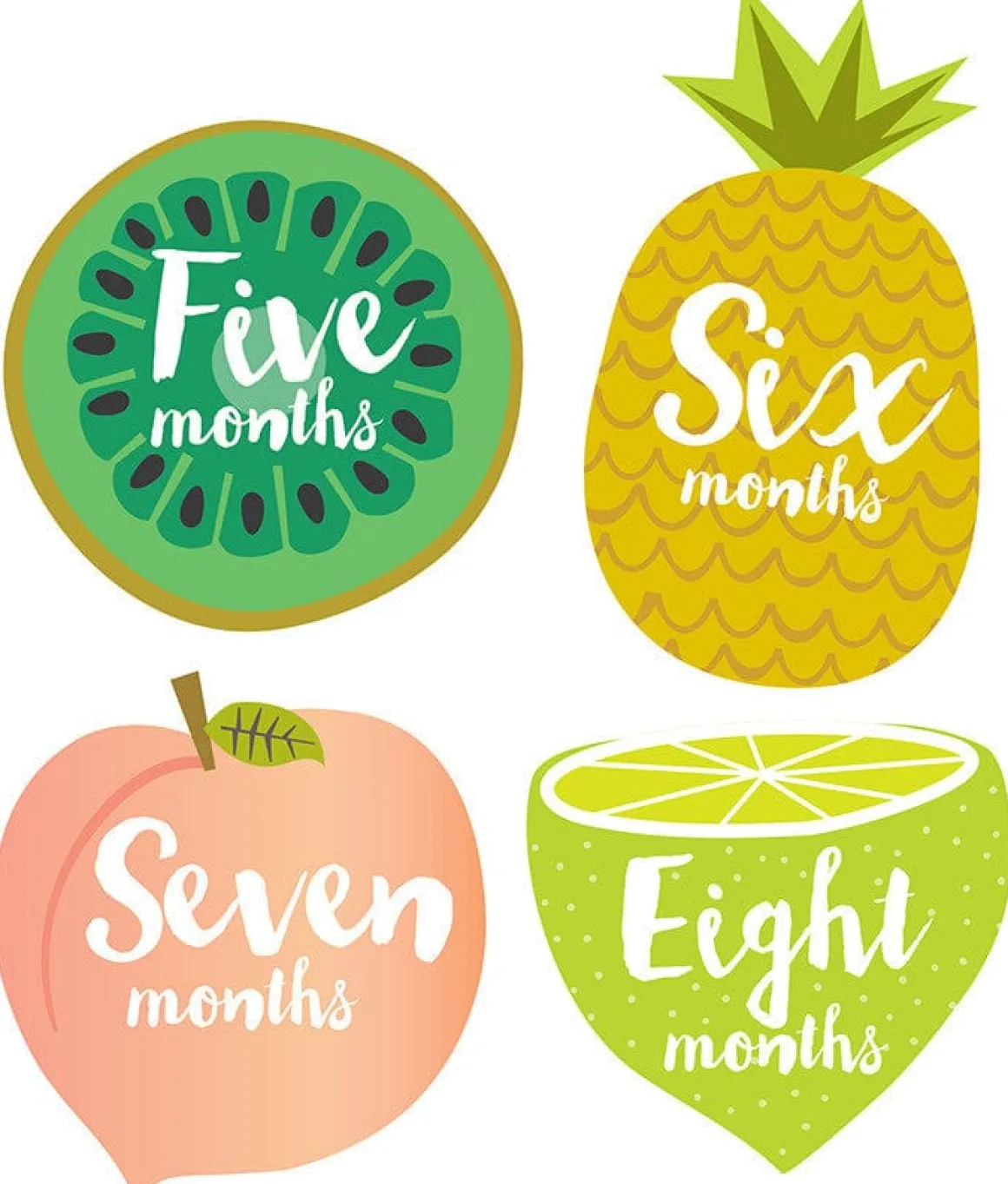 Lucy Darling Monthly Stickers - Tutti Frutti