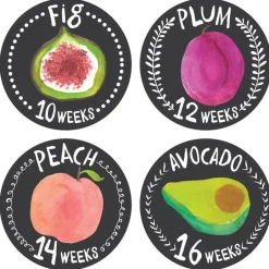 Lucy Darling Pregnancy Belly Stickers - Growing Garden