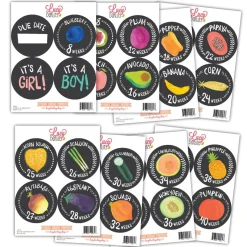 Lucy Darling Pregnancy Belly Stickers - Growing Garden