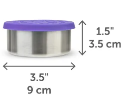 LunchBots Dips Container, 4.5 oz - Set of 2 - Green
