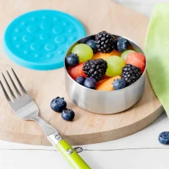 LunchBots Dips Container, 4.5 oz - Set of 2 - Green