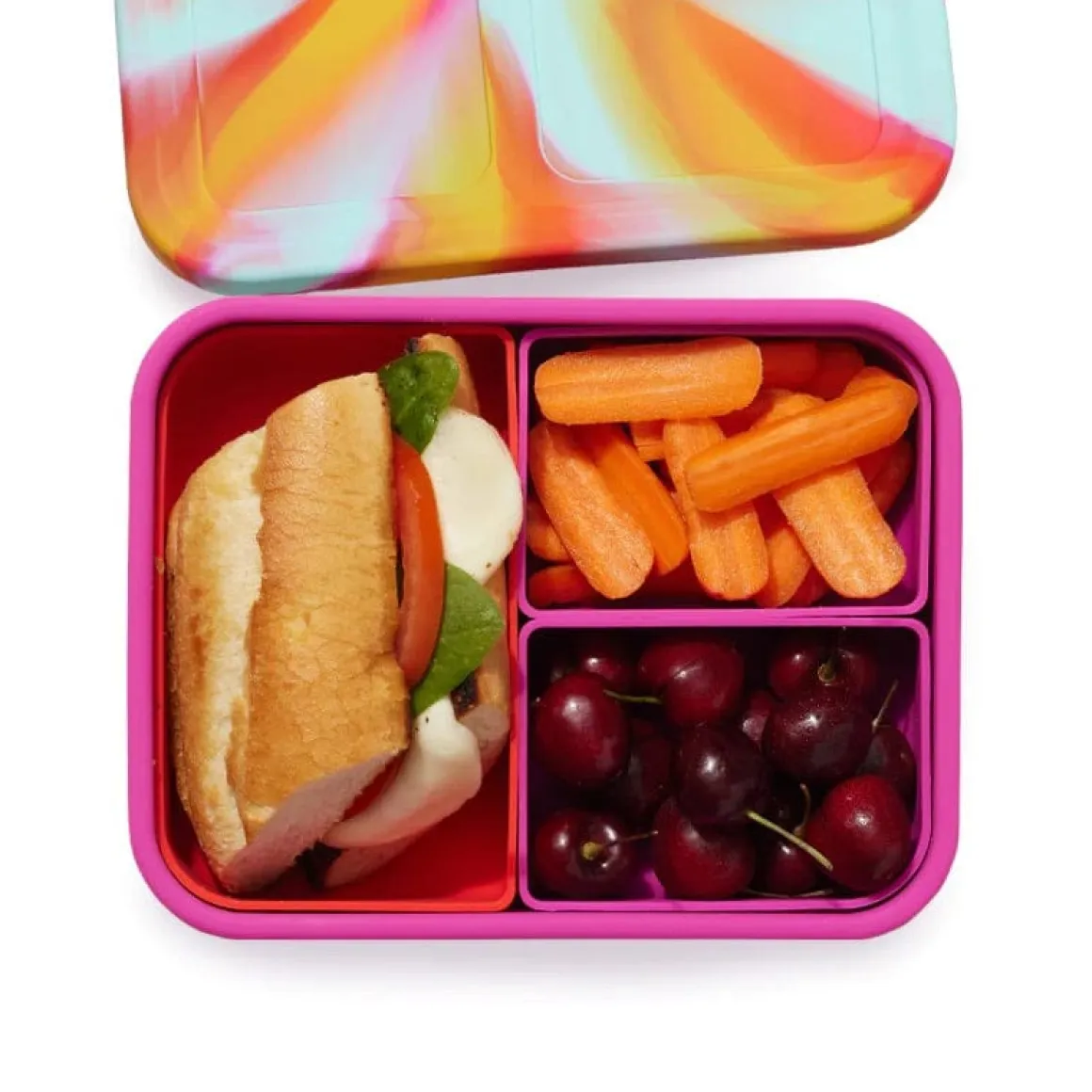 LunchBots Large Build-A-Bento Lunch Box, 4 cups - Mantis Shrimp