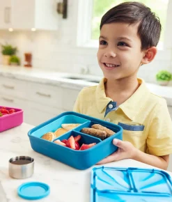 LunchBots Large Build-A-Bento Lunch Box, 4 cups - Mantis Shrimp