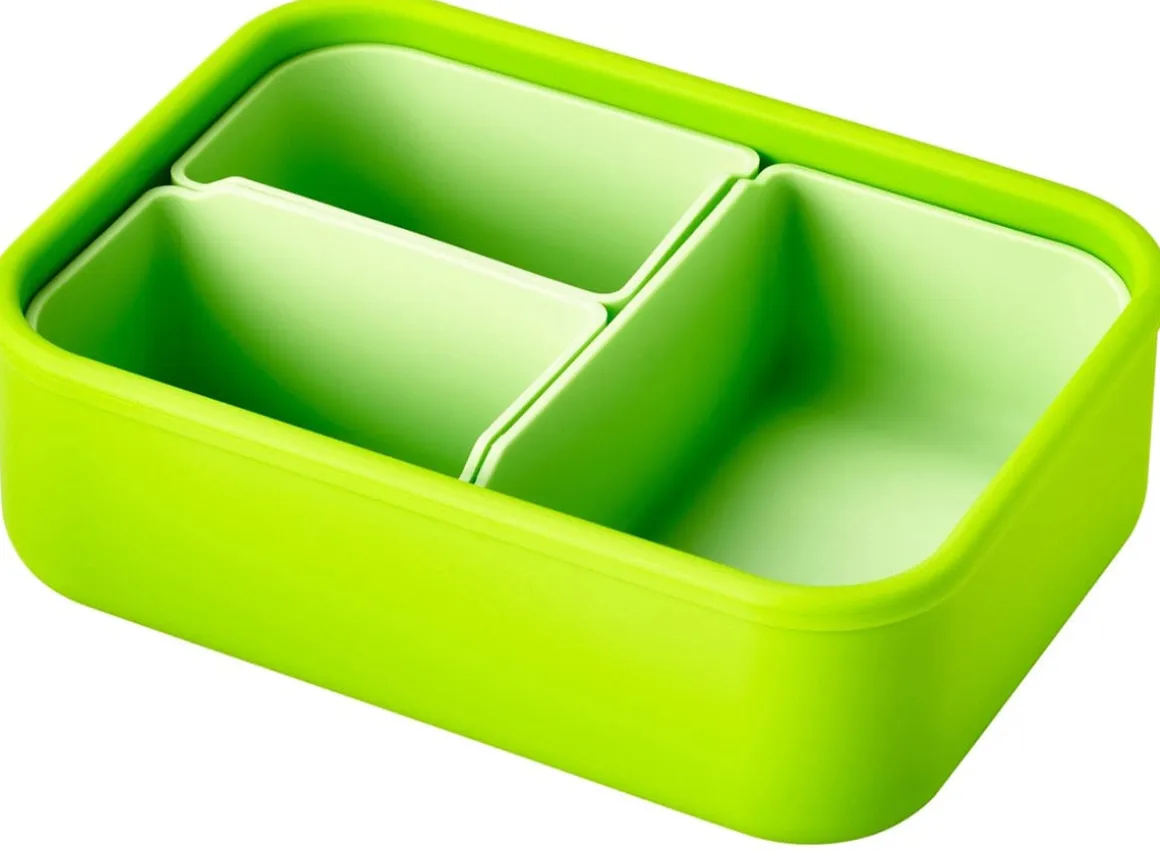 LunchBots Medium Build-A-Bento Lunch Box, 3.6 cups - Seafoam