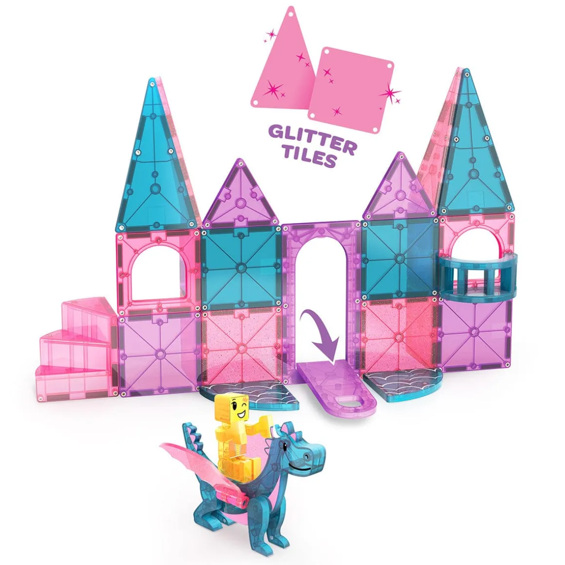 Magna-Tiles Castle, 25-Piece Set