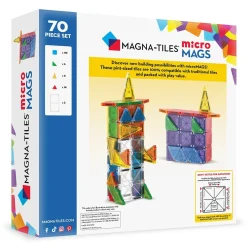 Magna-Tiles microMAGS, 70 Piece Set