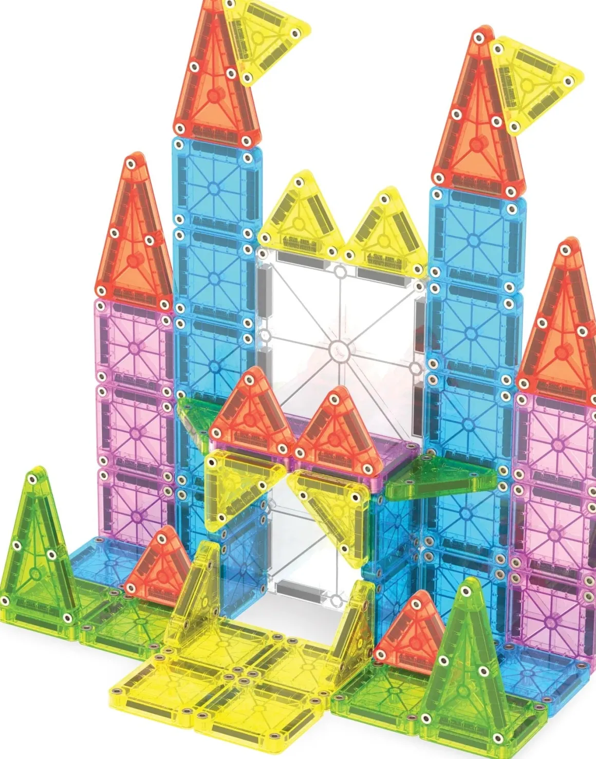 Magna-Tiles microMAGS Travel Deluxe, 55 Piece Set